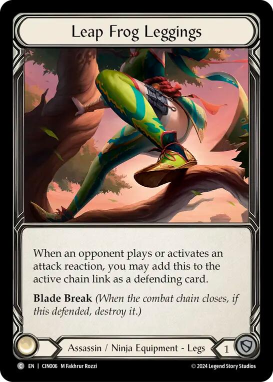 Leap Frog Leggings [CIN006] (The Hunted Cindra Blitz Deck) | Gam3 Escape
