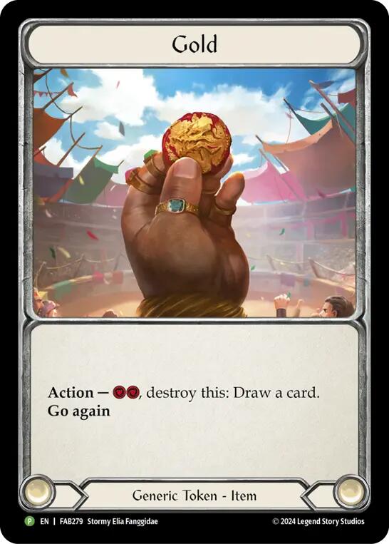 Gold [FAB279] (Promo)  Cold Foil | Gam3 Escape