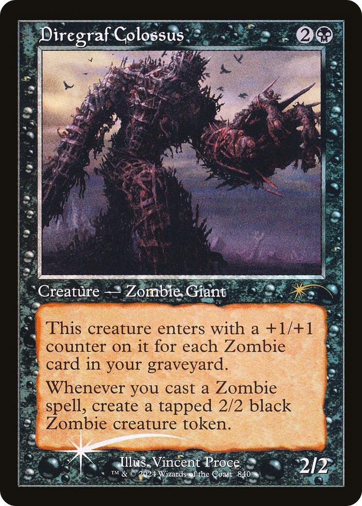 Diregraf Colossus (Retro Frame) [Secret Lair Drop Series] | Gam3 Escape