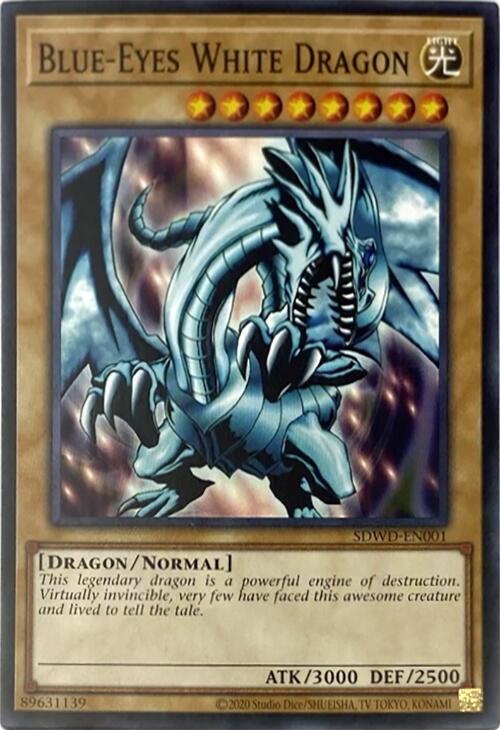 Blue-Eyes White Dragon (Unlimited Misprint) [SDWD-EN001] Common | Gam3 Escape