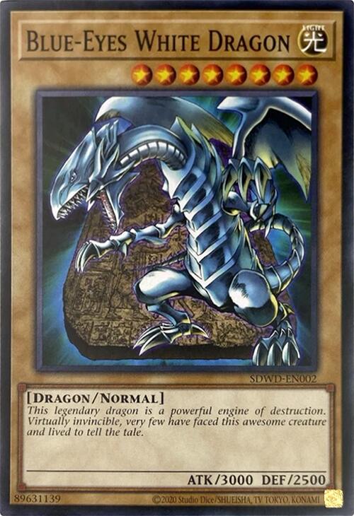Blue-Eyes White Dragon (Unlimited Misprint) [SDWD-EN002] Common | Gam3 Escape