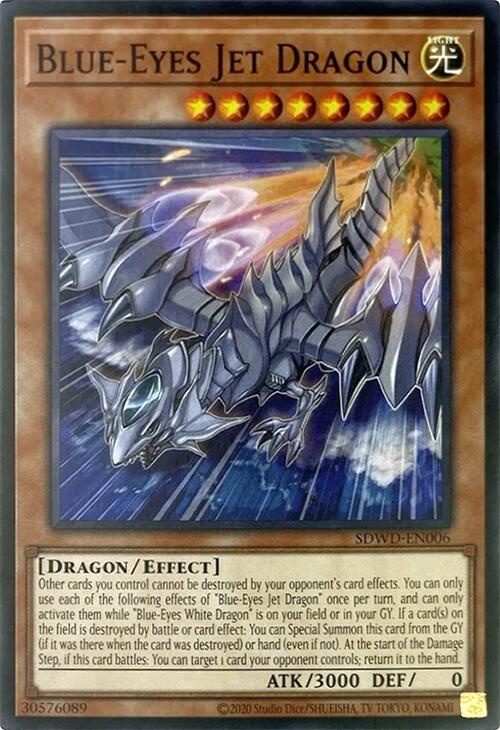 Blue-Eyes Jet Dragon (Unlimited Misprint) [SDWD-EN006] Common | Gam3 Escape