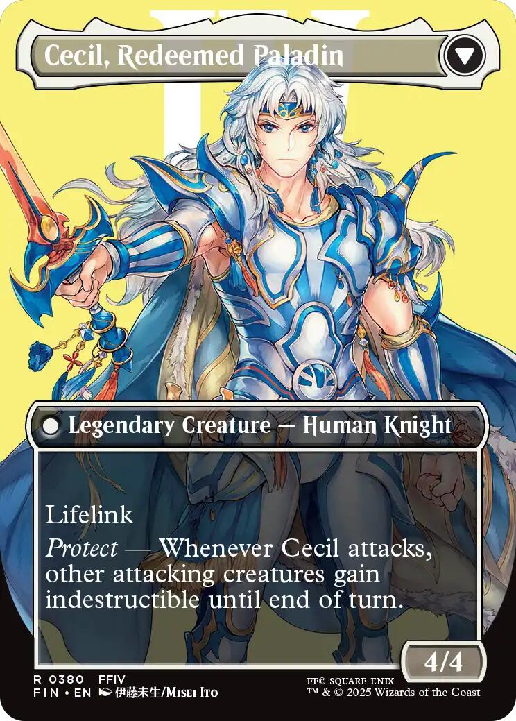 Cecil, Dark Knight // Cecil, Redeemed Paladin (Borderless) [FINAL FANTASY] | Gam3 Escape