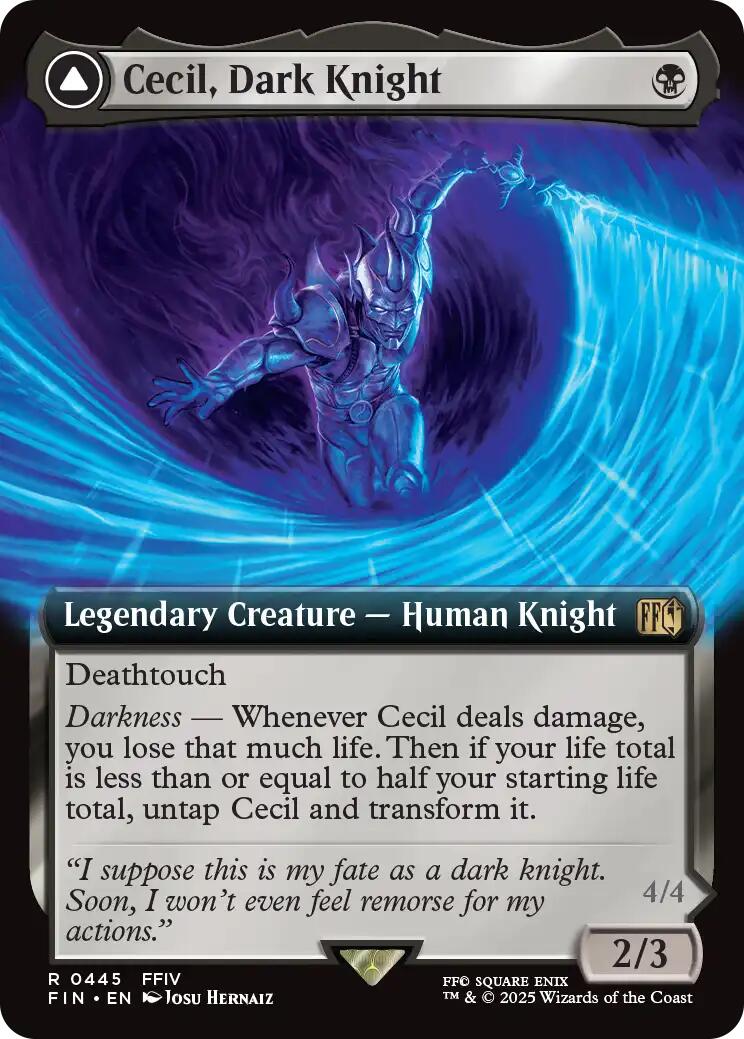 Cecil, Dark Knight // Cecil, Redeemed Paladin (Extended Art) [FINAL FANTASY] | Gam3 Escape
