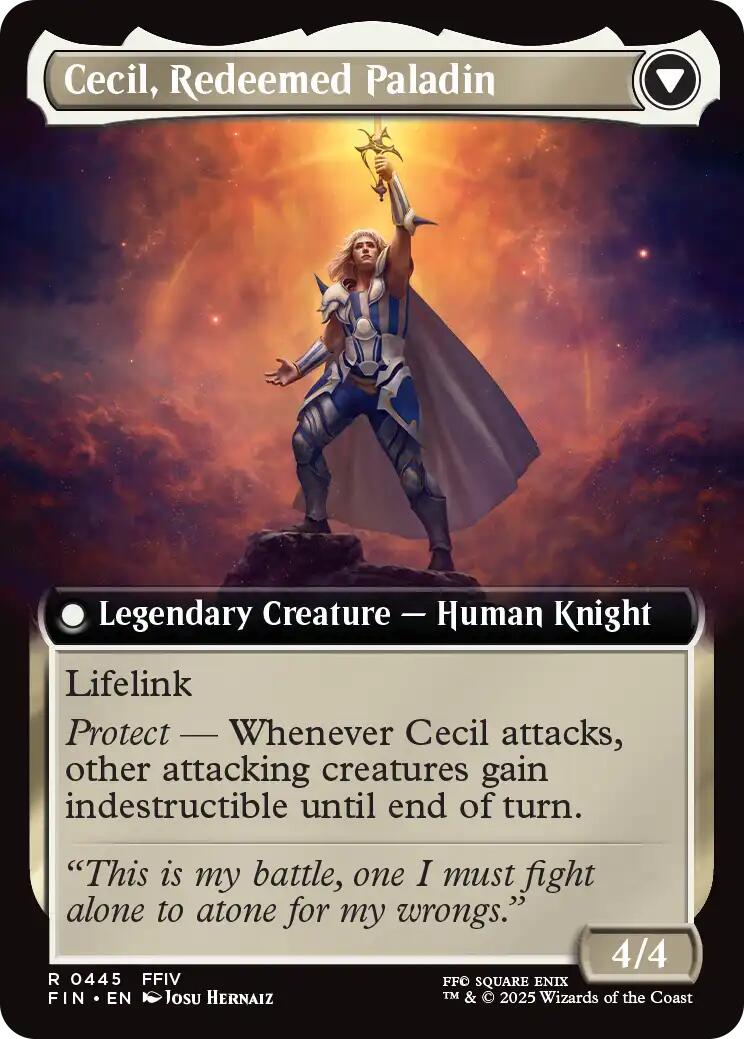Cecil, Dark Knight // Cecil, Redeemed Paladin (Extended Art) [FINAL FANTASY] | Gam3 Escape