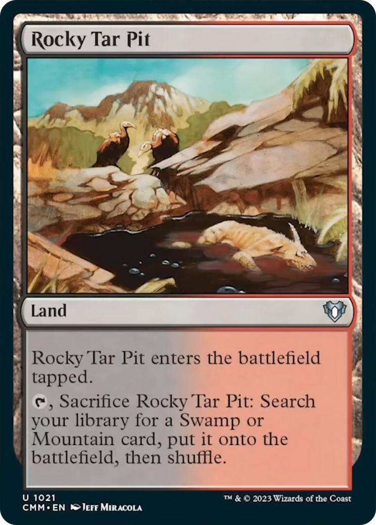 Rocky Tar Pit [Commander Masters] | Gam3 Escape