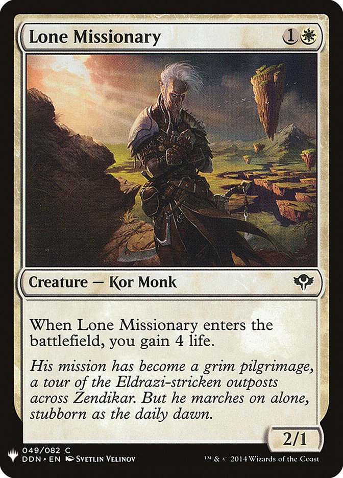 Lone Missionary [Mystery Booster] | Gam3 Escape