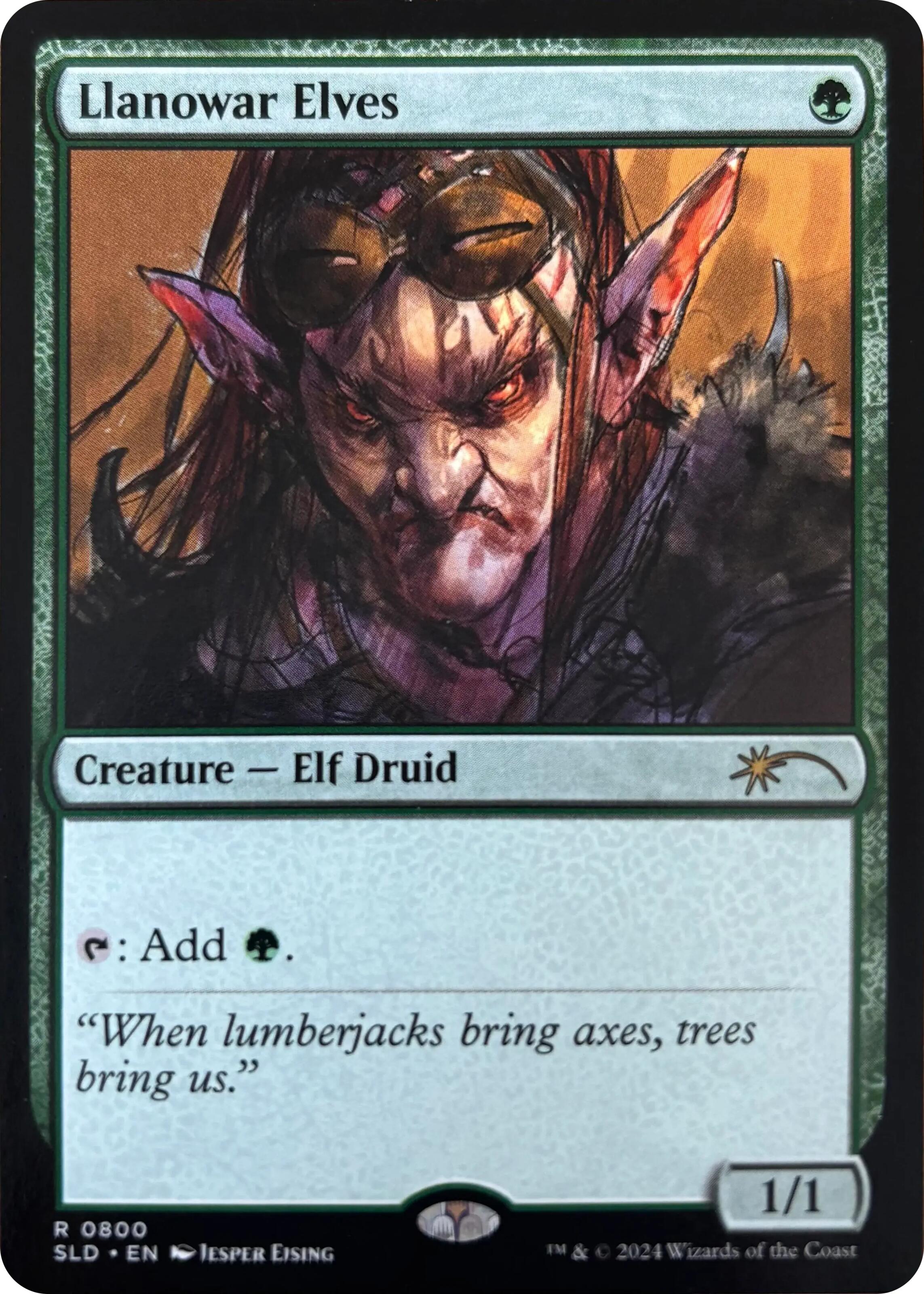 Llanowar Elves (0800) [Secret Lair Drop Series] | Gam3 Escape