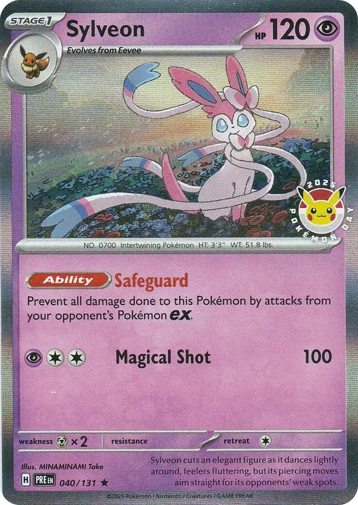 Sylveon (040/131) (Pokemon Day) [Scarlet & Violet: Prismatic Evolutions] | Gam3 Escape