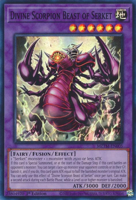 Divine Scorpion Beast of Serket [MZTM-EN005] Super Rare | Gam3 Escape