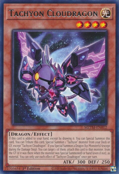 Tachyon Cloudragon [MZTM-EN012] Rare | Gam3 Escape