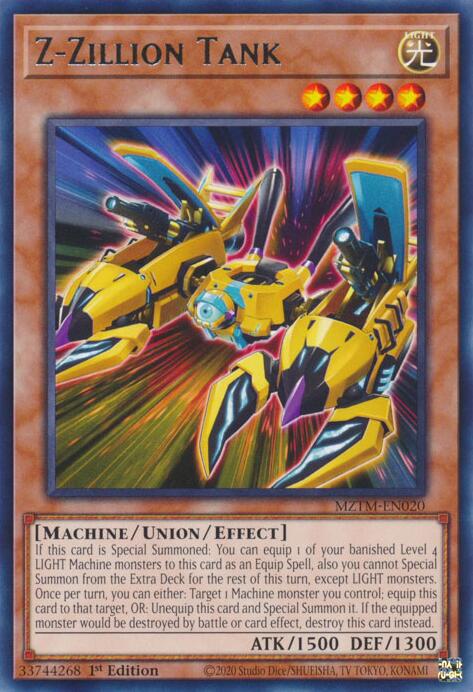 Z-Zillion Tank [MZTM-EN020] Rare | Gam3 Escape