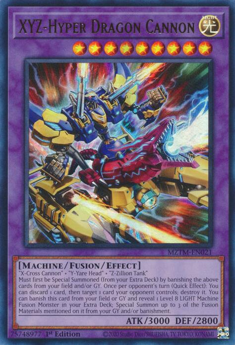 XYZ-Hyper Dragon Cannon [MZTM-EN021] Ultra Rare | Gam3 Escape