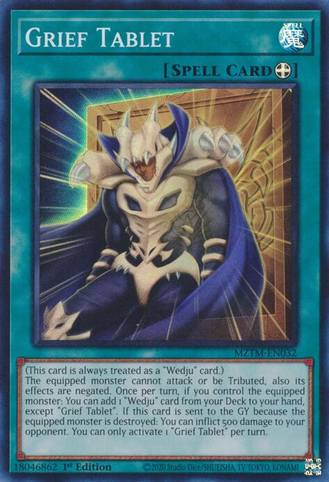 Grief Tablet [MZTM-EN032] Super Rare | Gam3 Escape