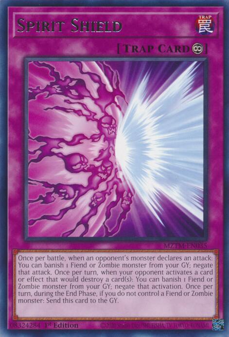 Spirit Shield [MZTM-EN035] Rare | Gam3 Escape