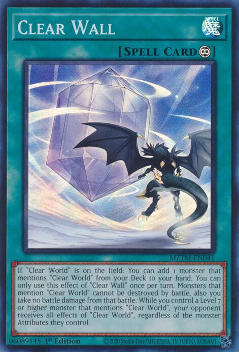 Clear Wall [MZTM-EN041] Super Rare | Gam3 Escape