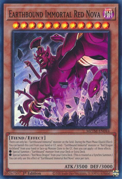 Earthbound Immortal Red Nova [MZTM-EN044] Super Rare | Gam3 Escape