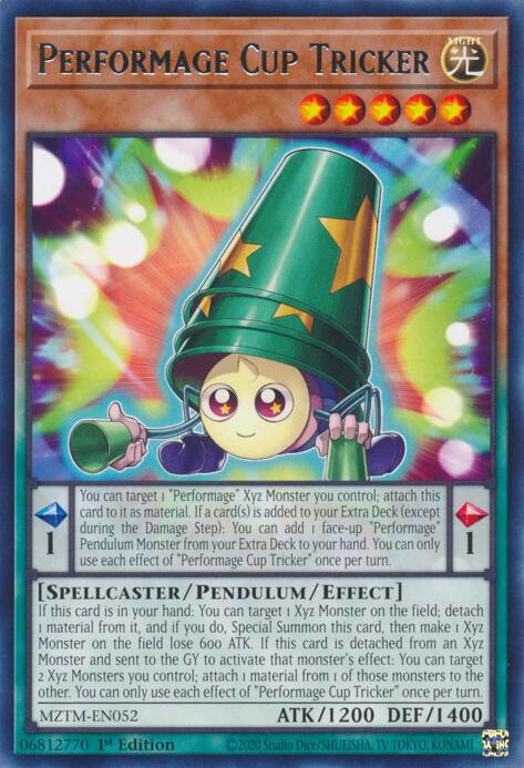 Performage Cup Tricker [MZTM-EN052] Rare | Gam3 Escape