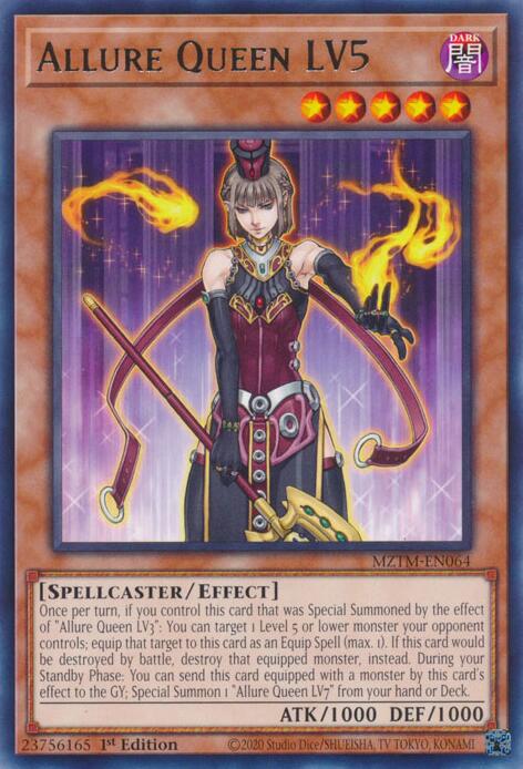 Allure Queen LV5 [MZTM-EN064] Rare | Gam3 Escape