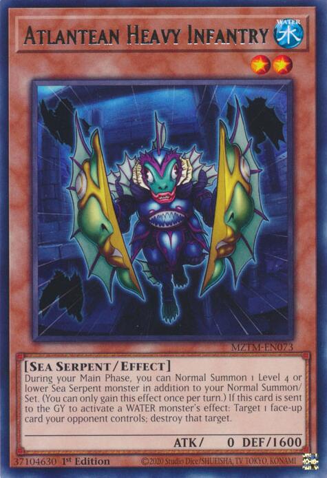 Atlantean Heavy Infantry [MZTM-EN073] Rare | Gam3 Escape