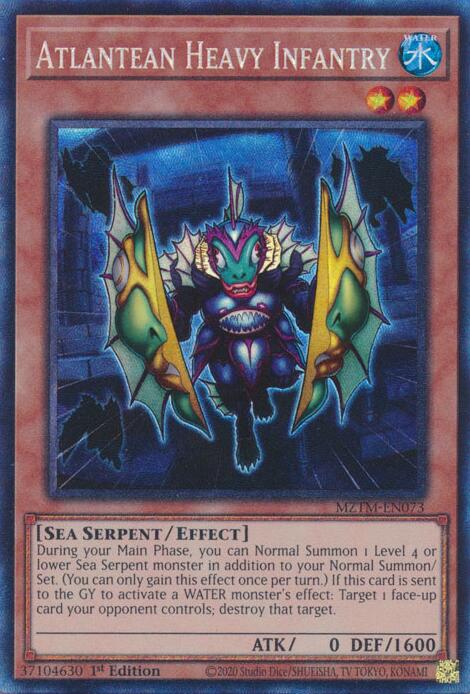 Atlantean Heavy Infantry (Collector's Rare) [MZTM-EN073] Collector's Rare | Gam3 Escape