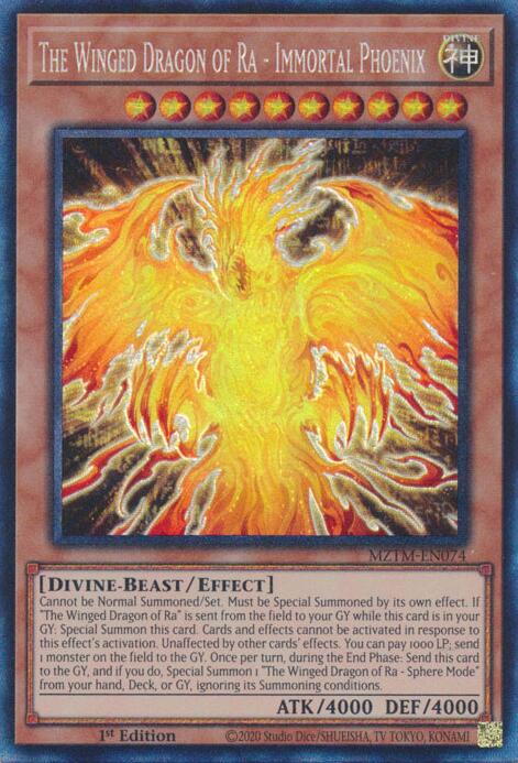 The Winged Dragon of Ra - Immortal Phoenix (Collector's Rare) [MZTM-EN074] Collector's Rare | Gam3 Escape