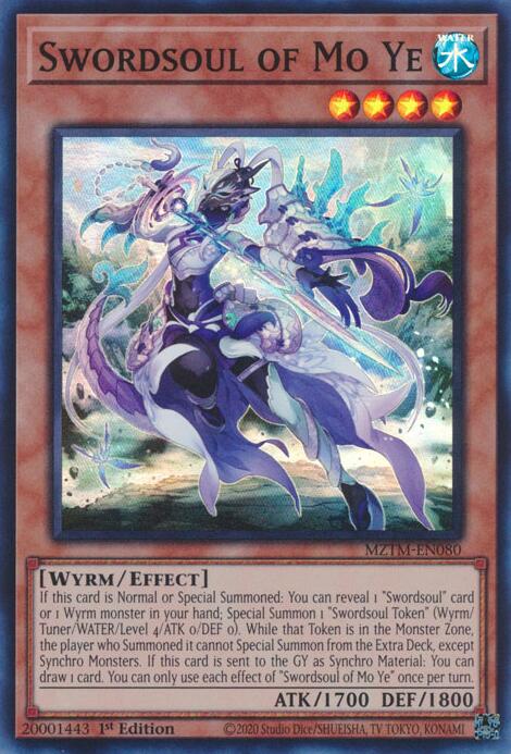 Swordsoul of Mo Ye [MZTM-EN080] Super Rare | Gam3 Escape