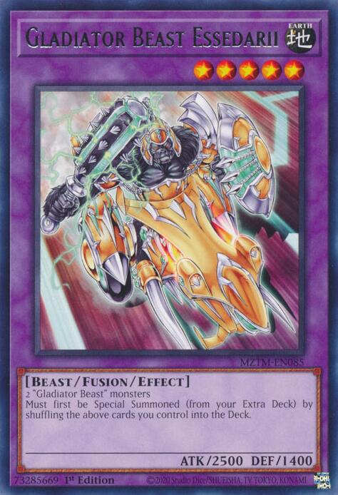 Gladiator Beast Essedarii [MZTM-EN085] Rare | Gam3 Escape
