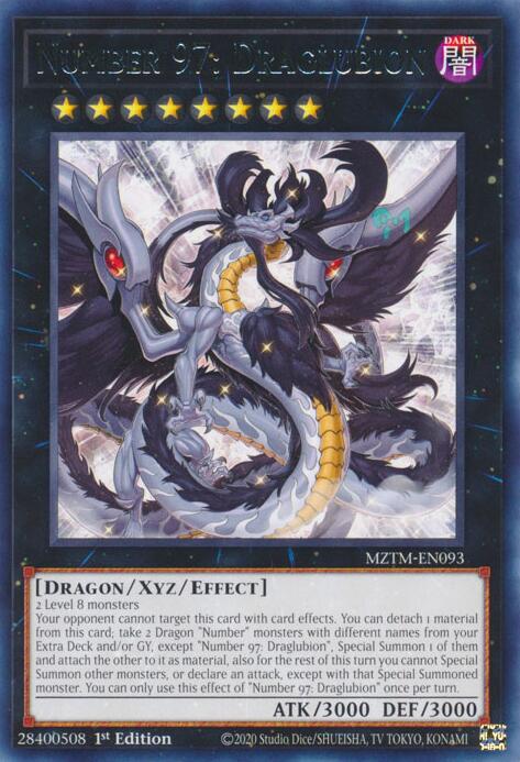 Number 97: Draglubion [MZTM-EN093] Rare | Gam3 Escape