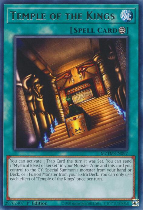 Temple of the Kings [MZTM-EN097] Rare | Gam3 Escape