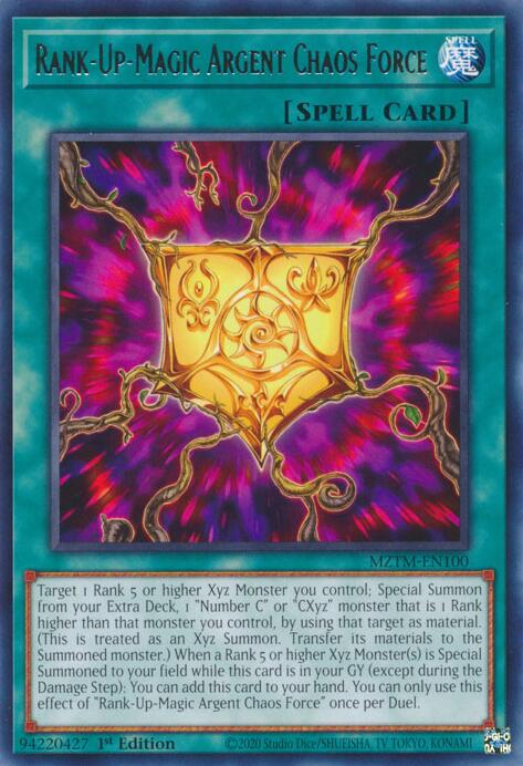 Rank-Up-Magic Argent Chaos Force [MZTM-EN100] Rare | Gam3 Escape