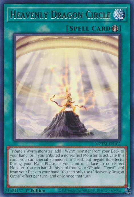 Heavenly Dragon Circle [MZTM-EN102] Rare | Gam3 Escape