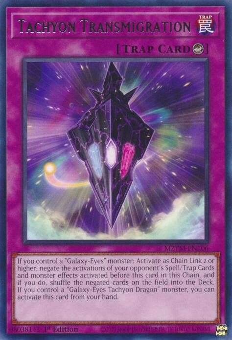 Tachyon Transmigration [MZTM-EN106] Rare | Gam3 Escape