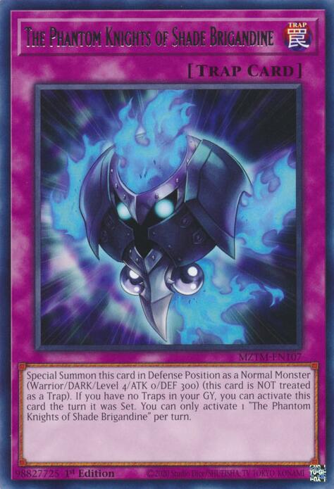 The Phantom Knights of Shade Brigandine [MZTM-EN107] Rare | Gam3 Escape