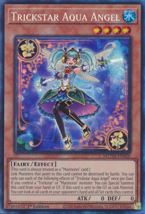 Trickstar Aqua Angel (Collector's Rare) [MZTM-EN026] Collector's Rare | Gam3 Escape