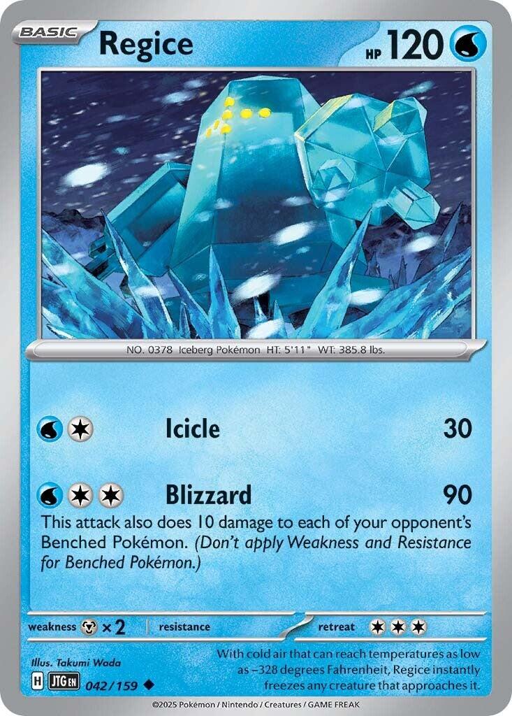 Regice (042/159) [Scarlet & Violet: Journey Together] | Gam3 Escape