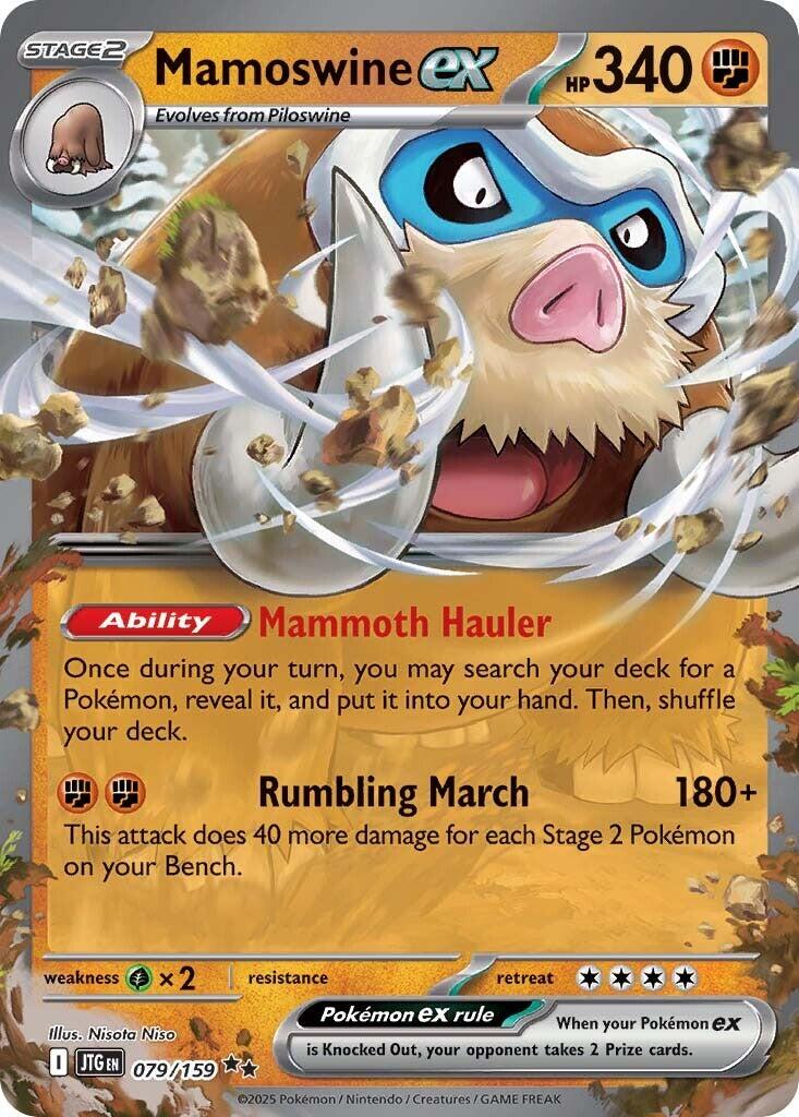 Mamoswine ex (079/159) [Scarlet & Violet: Journey Together] | Gam3 Escape