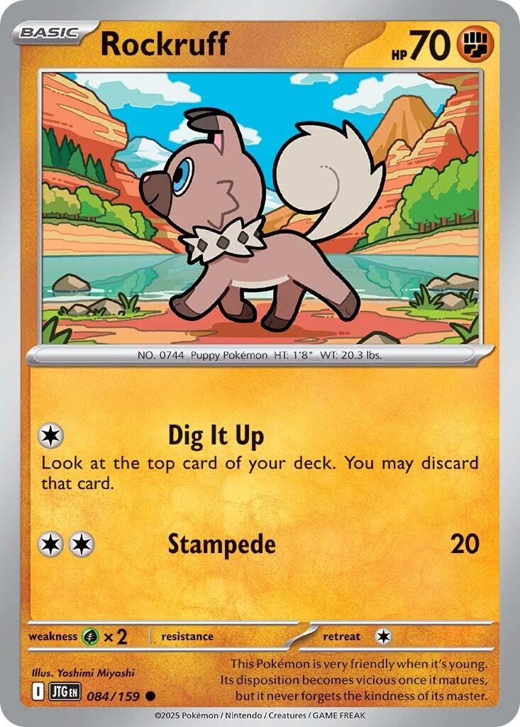 Rockruff (084/159) [Scarlet & Violet: Journey Together] | Gam3 Escape