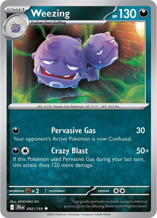 Weezing (092/159) [Scarlet & Violet: Journey Together] | Gam3 Escape