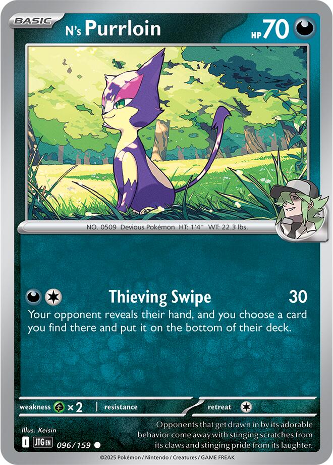 N's Purrloin (096/159) [Scarlet & Violet: Journey Together] | Gam3 Escape