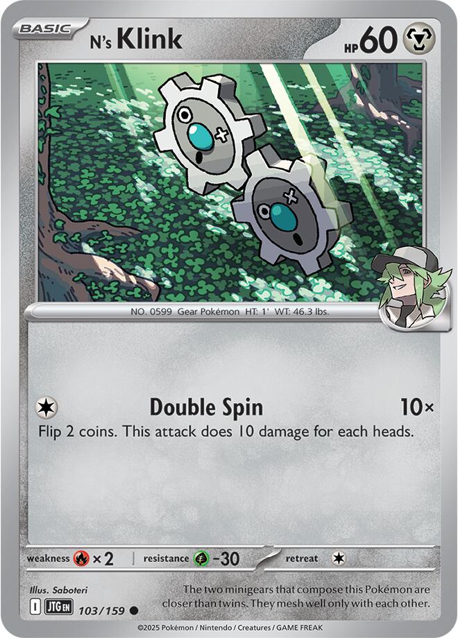 N's Klink (103/159) [Scarlet & Violet: Journey Together] | Gam3 Escape