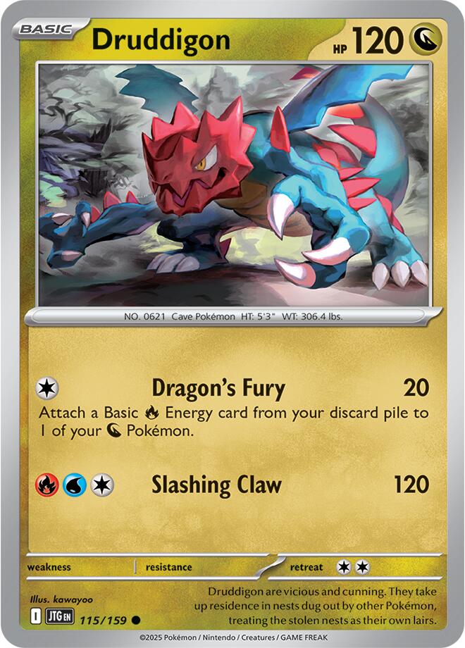 Druddigon (115/159) [Scarlet & Violet: Journey Together] | Gam3 Escape