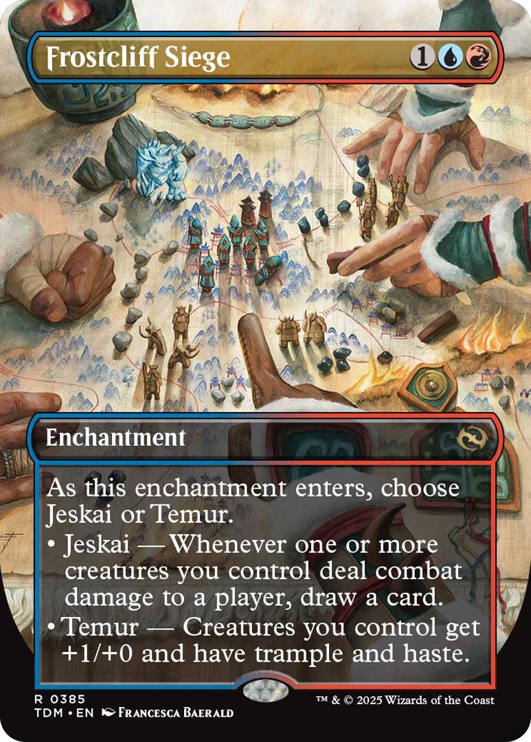 Frostcliff Siege (Borderless) [Tarkir: Dragonstorm] | Gam3 Escape