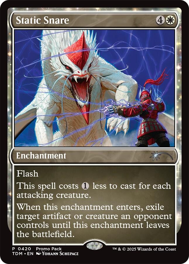 Static Snare (Promo Pack) [Tarkir: Dragonstorm Promos] | Gam3 Escape
