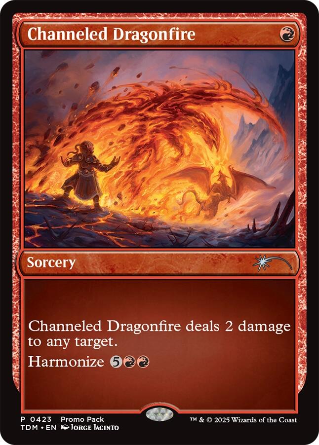 Channeled Dragonfire [Tarkir: Dragonstorm Promos] | Gam3 Escape