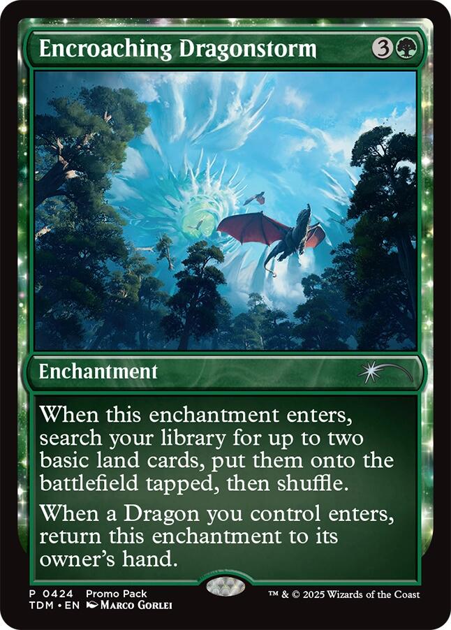 Encroaching Dragonstorm [Tarkir: Dragonstorm Promos] | Gam3 Escape
