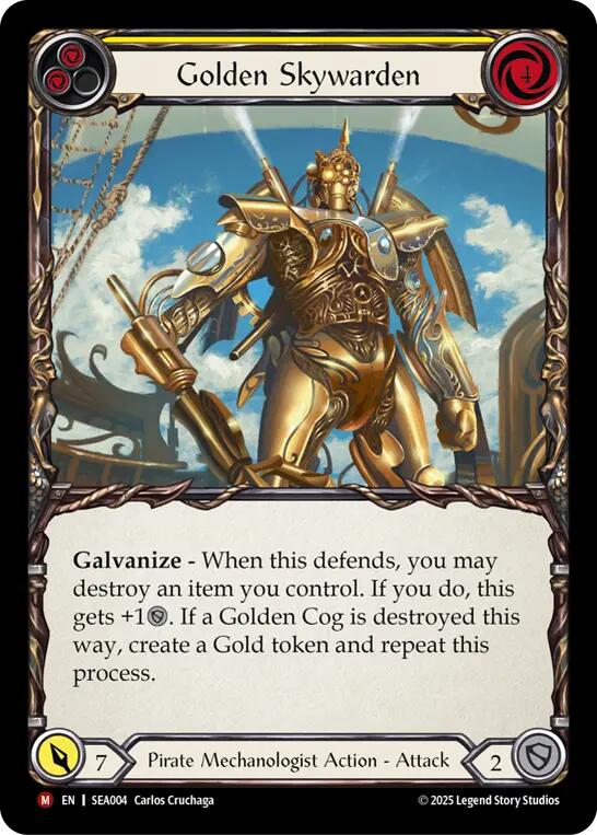 Golden Skywarden [SEA004] (High Seas)  Rainbow Foil | Gam3 Escape
