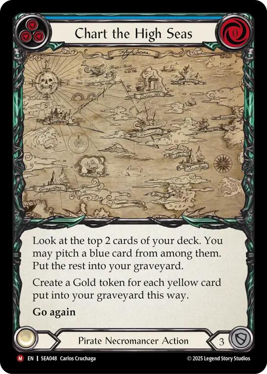 Chart the High Seas [SEA048] (High Seas)  Rainbow Foil | Gam3 Escape