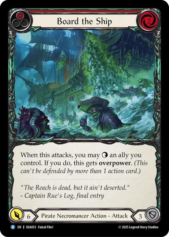 Board the Ship [SEA053] (High Seas)  Rainbow Foil | Gam3 Escape