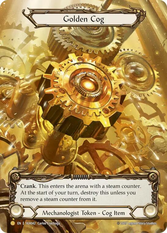 Golden Cog (Marvel) [SEA042] (High Seas)  Rainbow Foil | Gam3 Escape